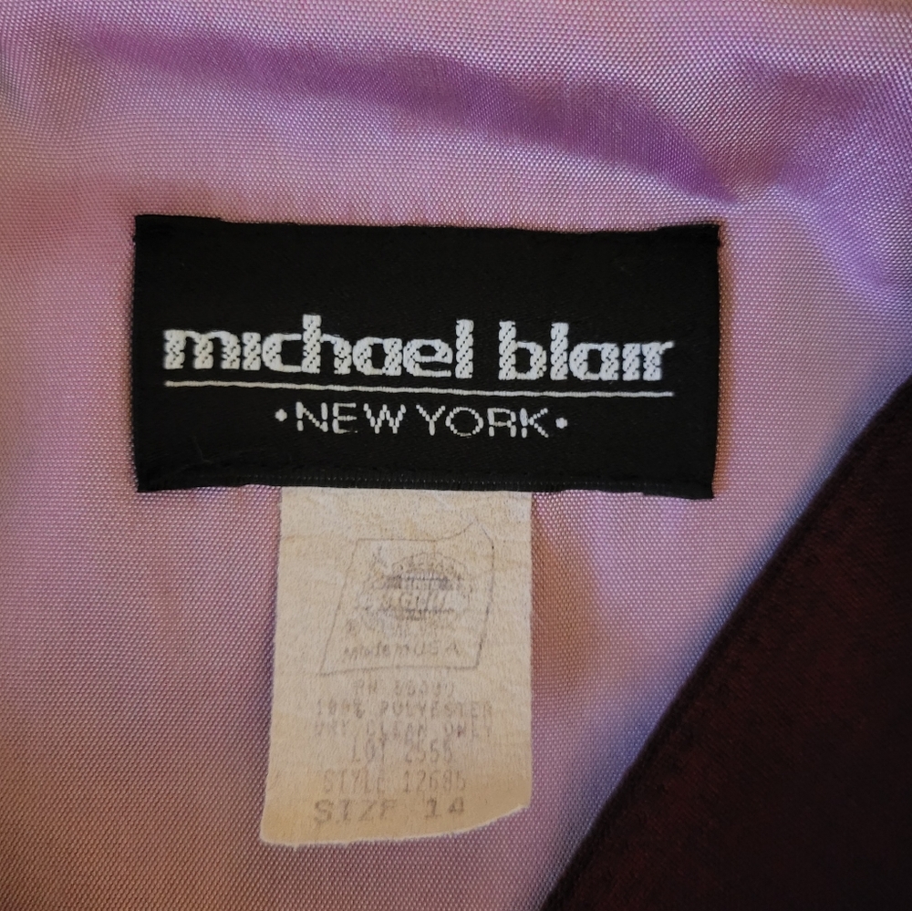 Michael Blair Raspberry-Red Blazer - Picture 5 of 5